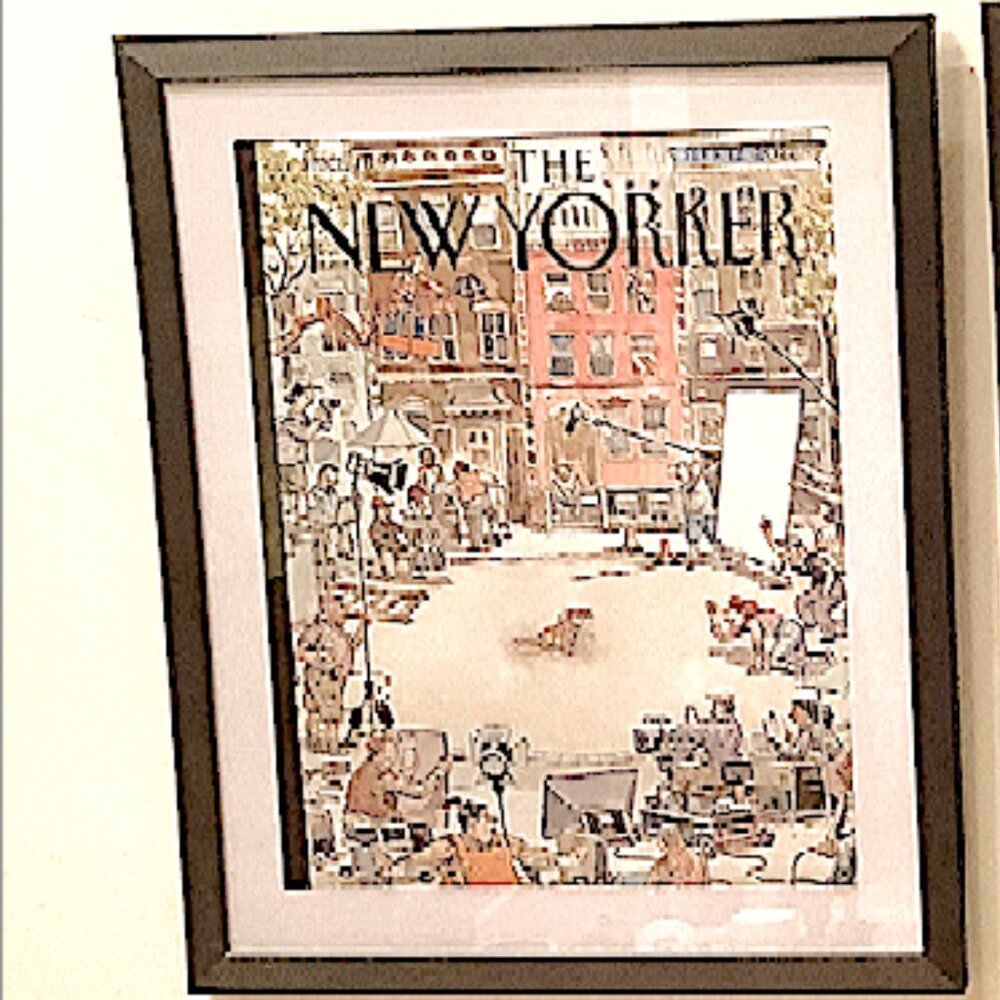 The New Yorker, framed magazine dated: Sept.19, 2022: "Top Dog", by John Cuneo